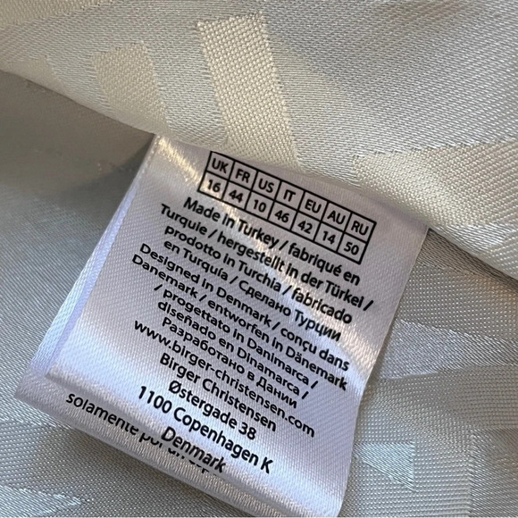 New Remain Birger Christensen Katy Leather Mini Skirt size 4 - Picture 6 of 7